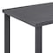 Armen Living Argiope Outdoor Patio 5-Piece Bar Table Set in Aluminum with Gray Cushions 840254333178 - alternate 9